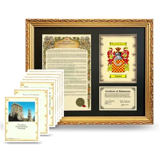 Teixeira Framed History And Complete History - Gold