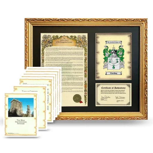 Warding Framed History And Complete History - Gold