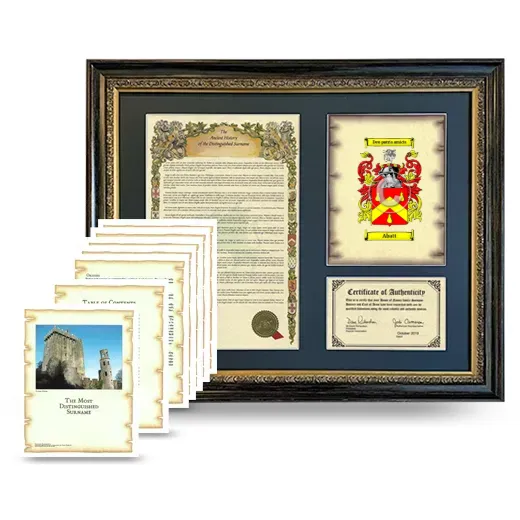 Abatt Framed History and Complete History - Heirloom