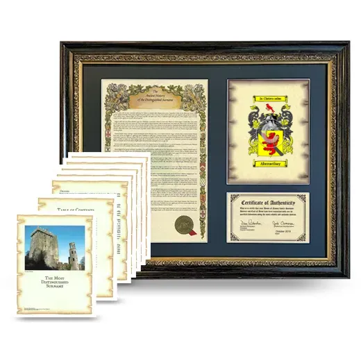 Abrenethay Framed History and Complete History - Heirloom