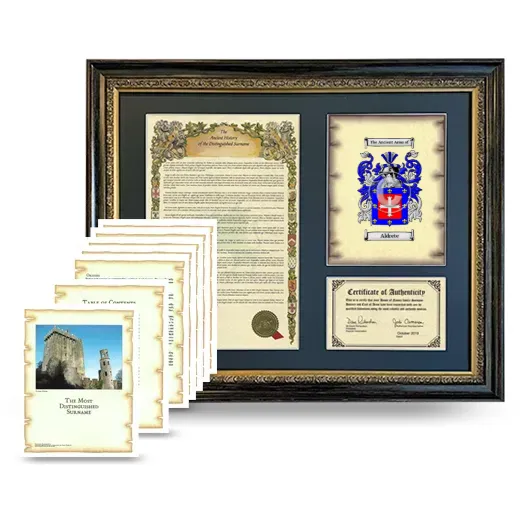 Aldrete Framed History and Complete History - Heirloom