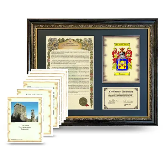 De'casas Framed History and Complete History - Heirloom