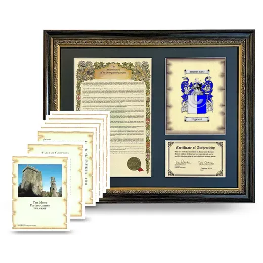Higment Framed History and Complete History - Heirloom