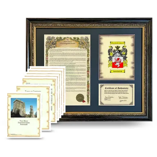 Loewenstein Framed History and Complete History - Heirloom