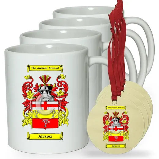 Alvarez Set of 4 Classic Mugs and Ornaments