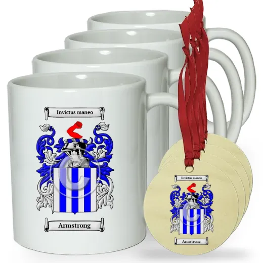 Armstrong Set of 4 Classic Mugs and Ornaments