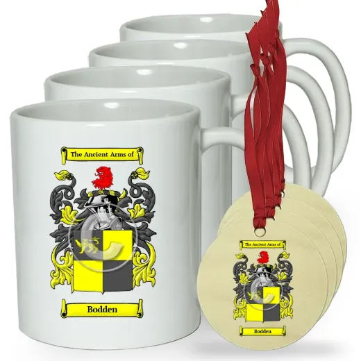 Bodden Set of 4 Classic Mugs and Ornaments