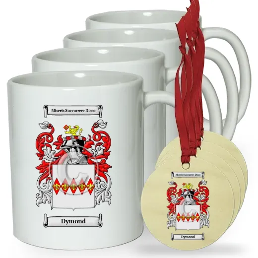 Dymond Set of 4 Classic Mugs and Ornaments