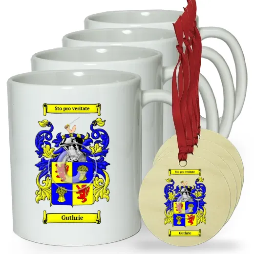 Guthrie Set of 4 Classic Mugs and Ornaments