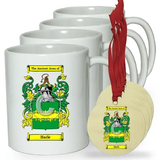 Harle Set of 4 Classic Mugs and Ornaments