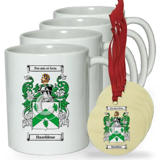 Hazeldene Set of 4 Classic Mugs and Ornaments