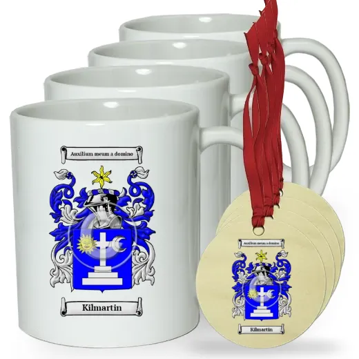 Kilmartin Set of 4 Classic Mugs and Ornaments