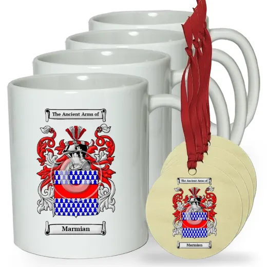 Marmian Set of 4 Classic Mugs and Ornaments