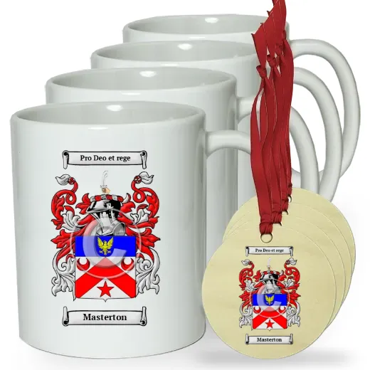 Masterton Set of 4 Classic Mugs and Ornaments