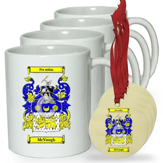 McVaugh Set of 4 Classic Mugs and Ornaments