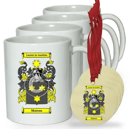 Morran Set of 4 Classic Mugs and Ornaments