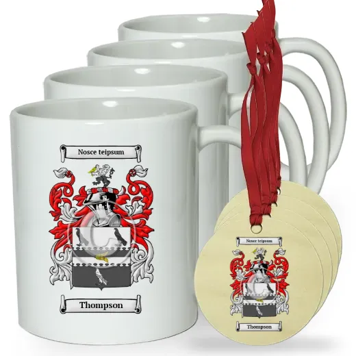 Thompson Set of 4 Classic Mugs and Ornaments