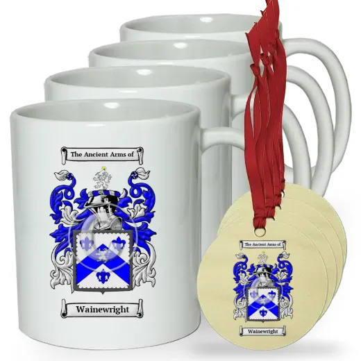 Wainewright Set of 4 Classic Mugs and Ornaments