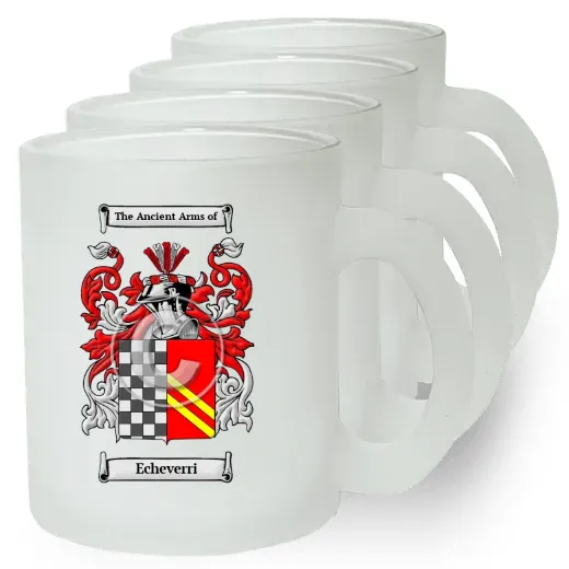 Echeverri Set of 4 Frosted Glass Mugs