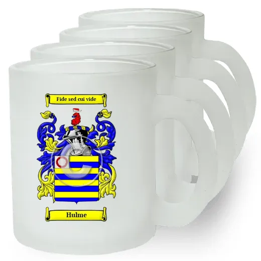 Hulme Set of 4 Frosted Glass Mugs