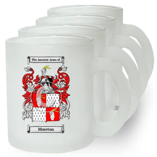 Moreton Set of 4 Frosted Glass Mugs