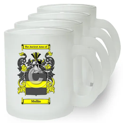 Mullin Set of 4 Frosted Glass Mugs