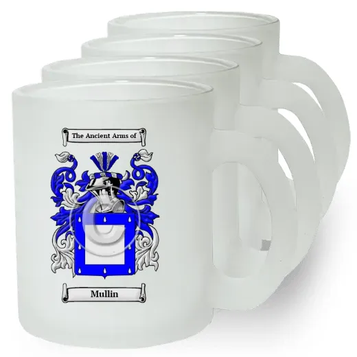 Mullin Set of 4 Frosted Glass Mugs