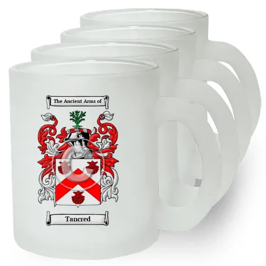 Tancred Set of 4 Frosted Glass Mugs