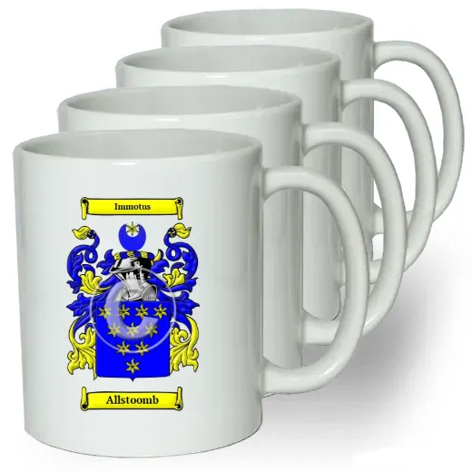 Allstoomb Coffee mugs (set of four)