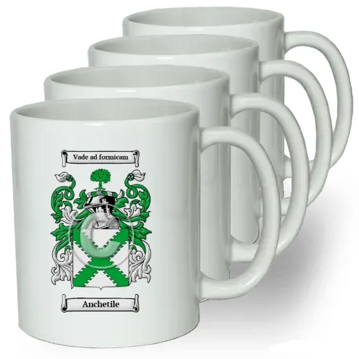 Anchetile Coffee mugs (set of four)