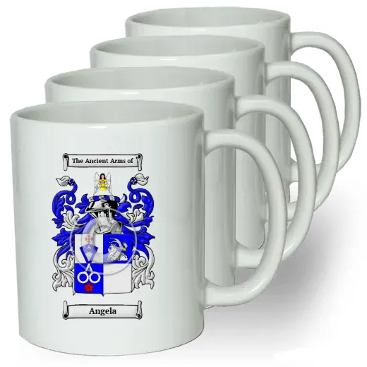 Angela Coffee mugs (set of four)