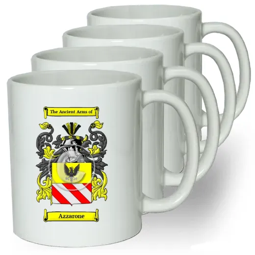 Azzarone Coffee mugs (set of four)