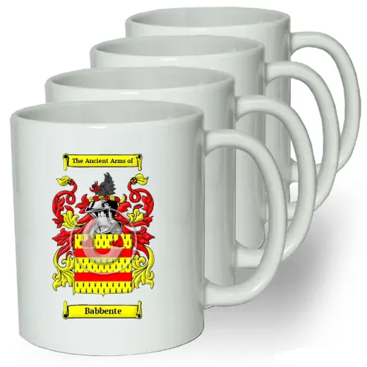 Babbente Coffee mugs (set of four)