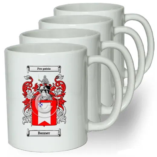 Banner Coffee mugs (set of four)