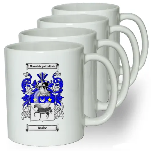 Barbe Coffee mugs (set of four)
