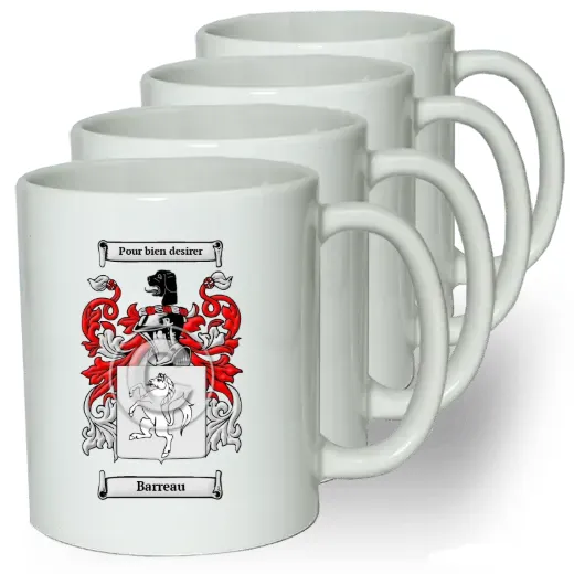 Barreau Coffee mugs (set of four)