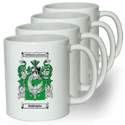Biddulphe Coffee mugs (set of four)