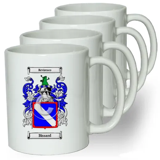 Bissard Coffee mugs (set of four)