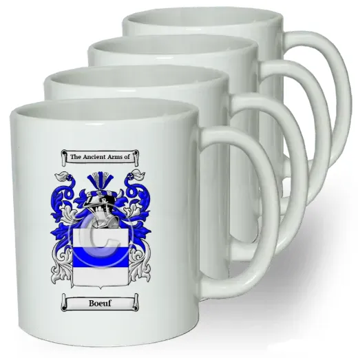 Boeuf Coffee mugs (set of four)