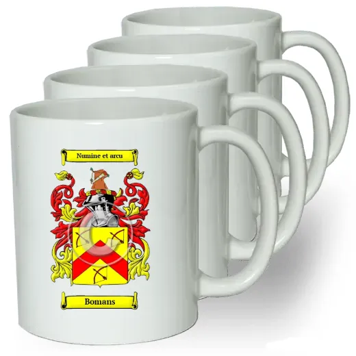 Bomans Coffee mugs (set of four)