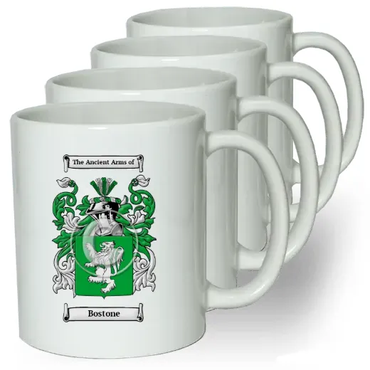Bostone Coffee mugs (set of four)
