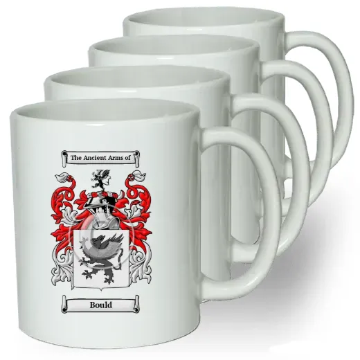 Bould Coffee mugs (set of four)