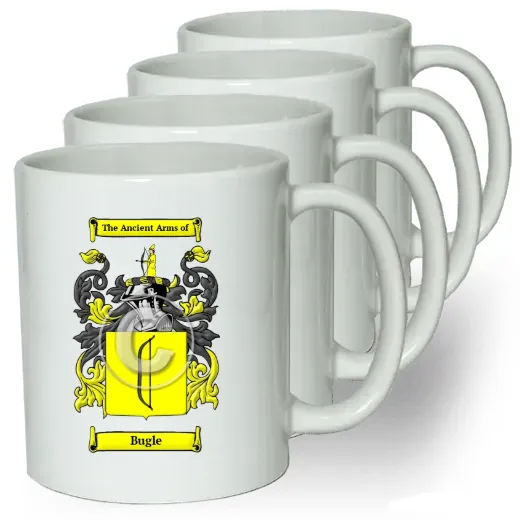 Bugle Coffee mugs (set of four)