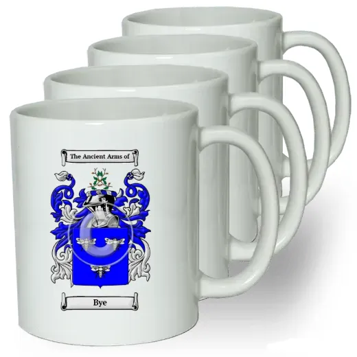 Bye Coffee mugs (set of four)
