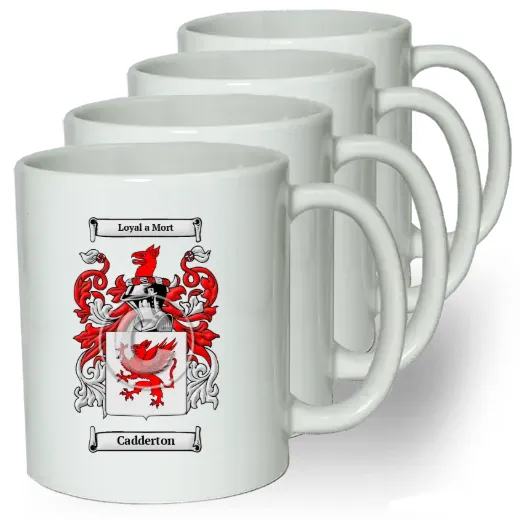 Cadderton Coffee mugs (set of four)