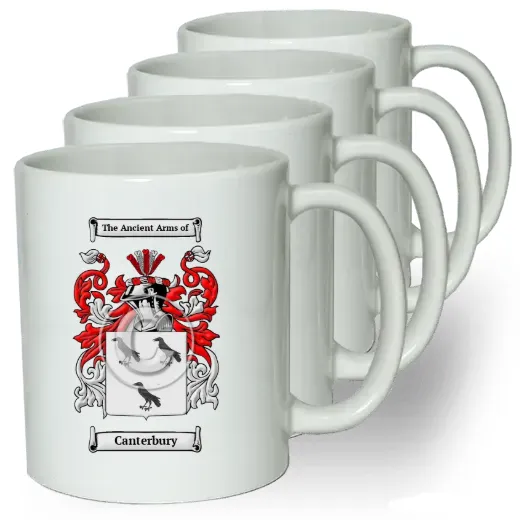 Canterbury Coffee mugs (set of four)