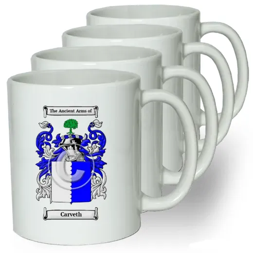 Carveth Coffee mugs (set of four)