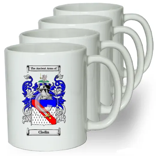 Cladin Coffee mugs (set of four)