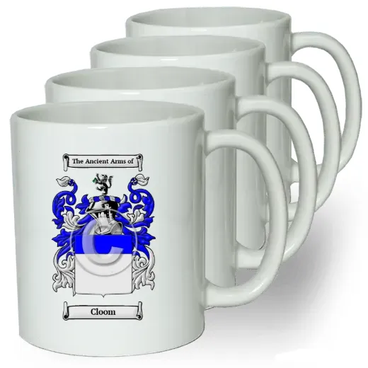 Cloom Coffee mugs (set of four)