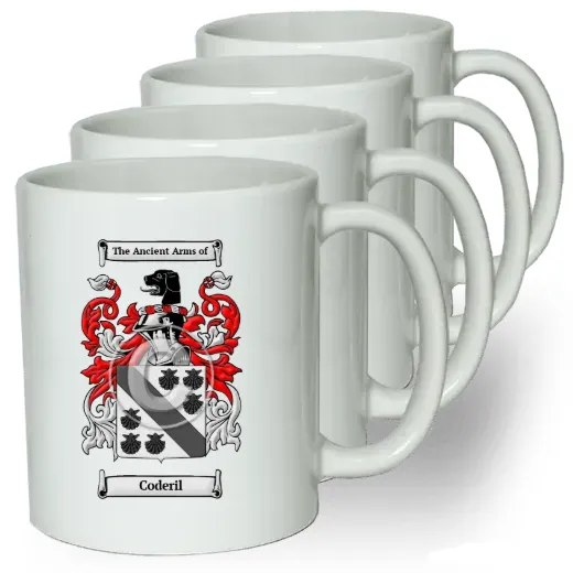 Coderil Coffee mugs (set of four)